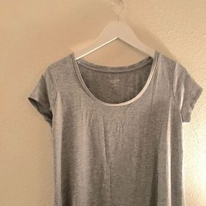 Perfect simple spring look // Grey T-shirt Dress